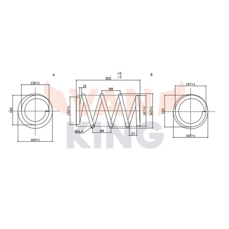 Molla sospensione asse anteriore - FAST