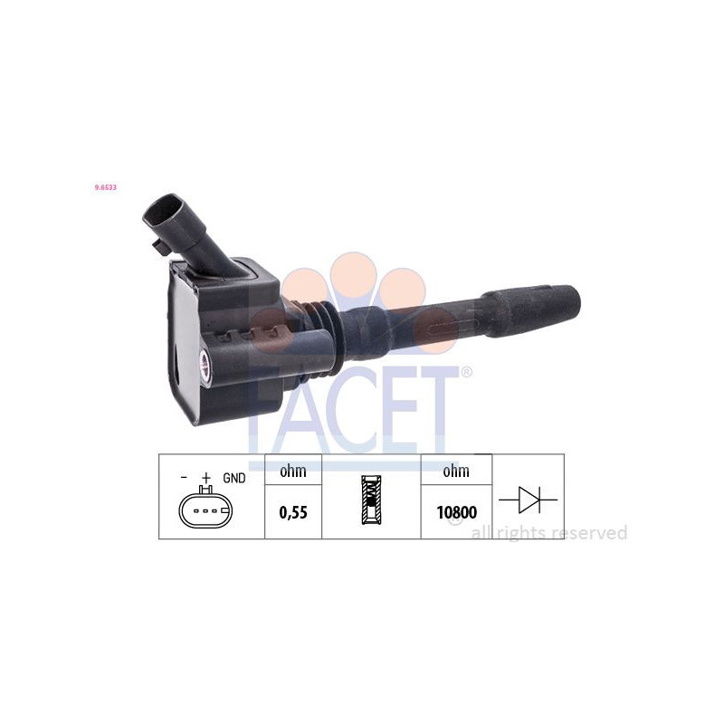 Bobina accensione - FACET