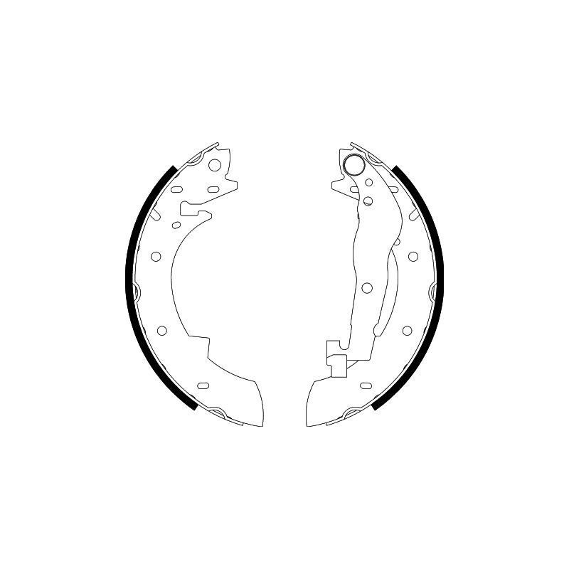 Ganasce freno - HELLA BRAKE