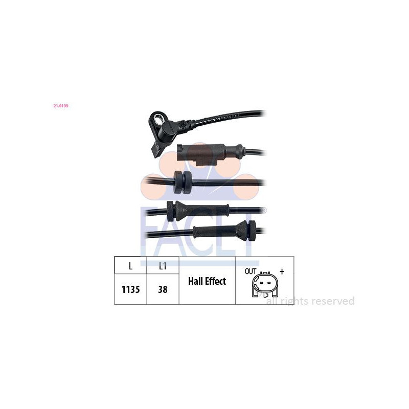 Sensore ABS - FACET