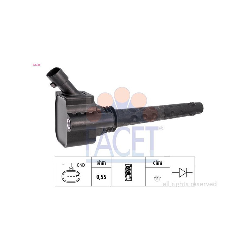 Bobina accensione - FACET
