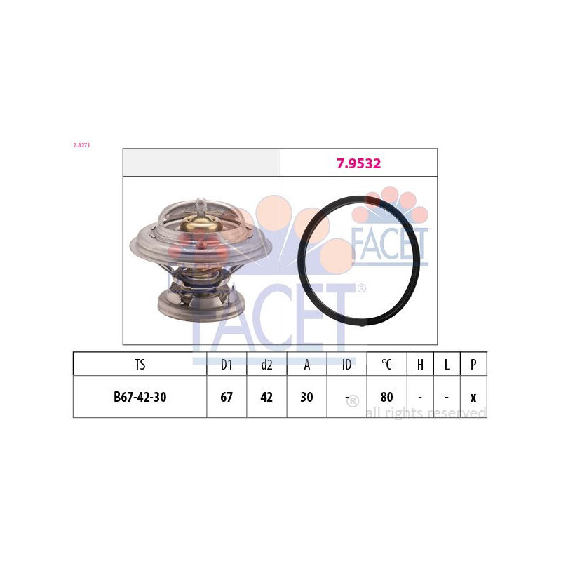 Termostato raffreddamento - FACET