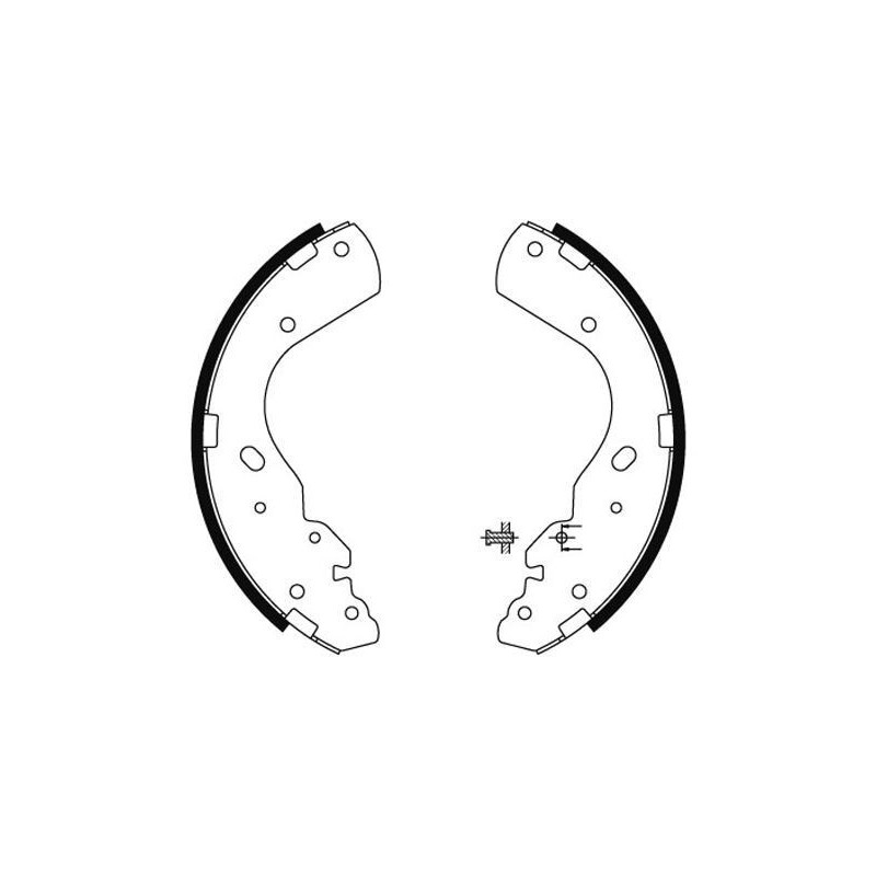 Ganasce freno - HELLA BRAKE