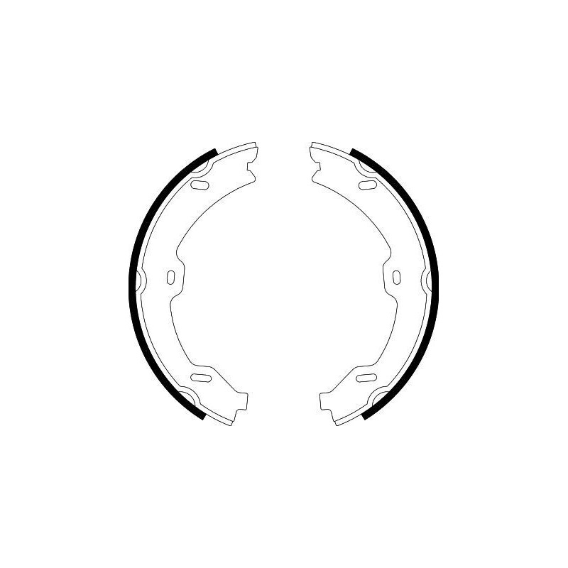 Ganasce freno - HELLA BRAKE