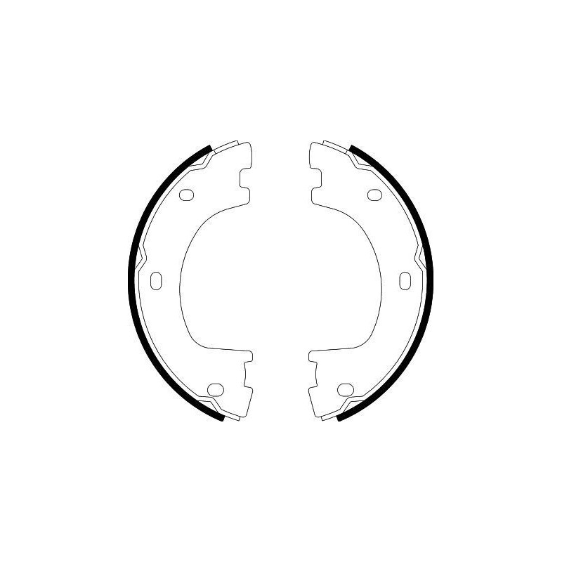 Ganasce freno - HELLA BRAKE