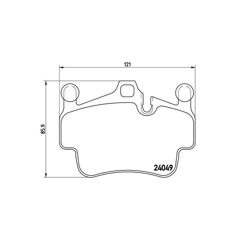 Pastiglie freno asse anteriore - BREMBO
