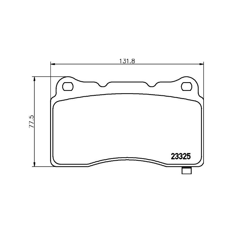 Pastiglie freno asse anteriore - HELLA BRAKE