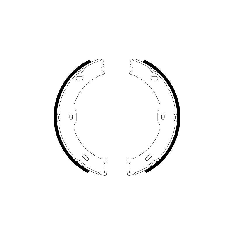 Ganasce freno - HELLA BRAKE