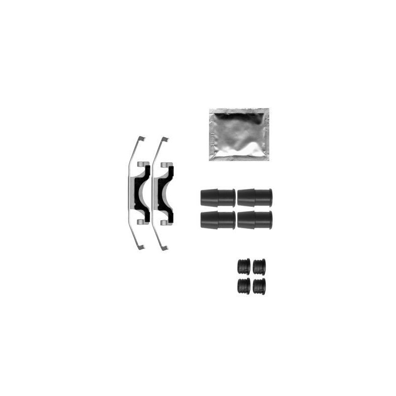 Pastiglie freno asse posteriore - HELLA BRAKE