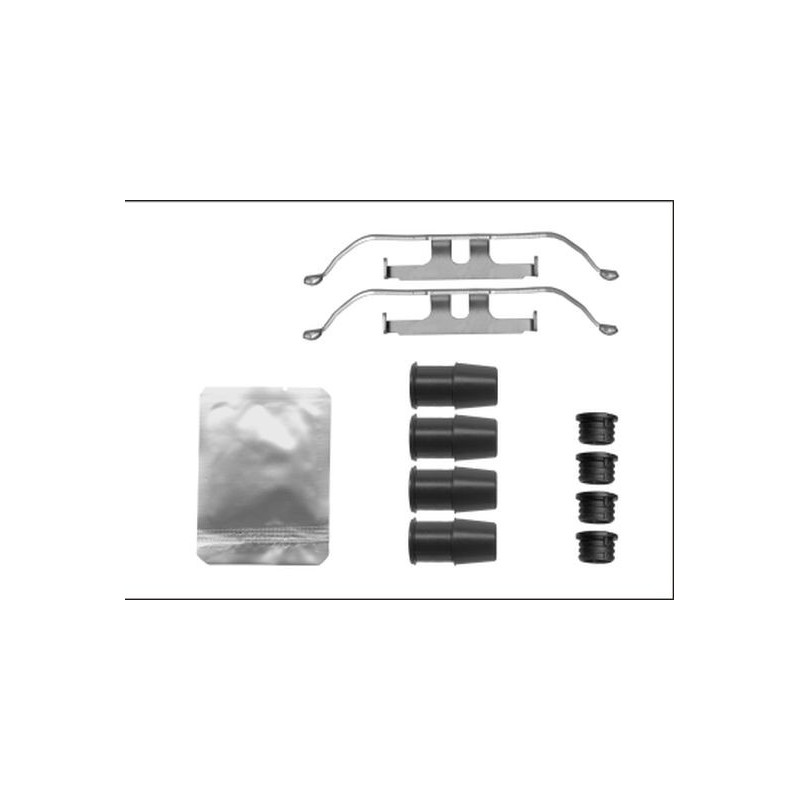 Pastiglie freno asse anteriore - HELLA BRAKE
