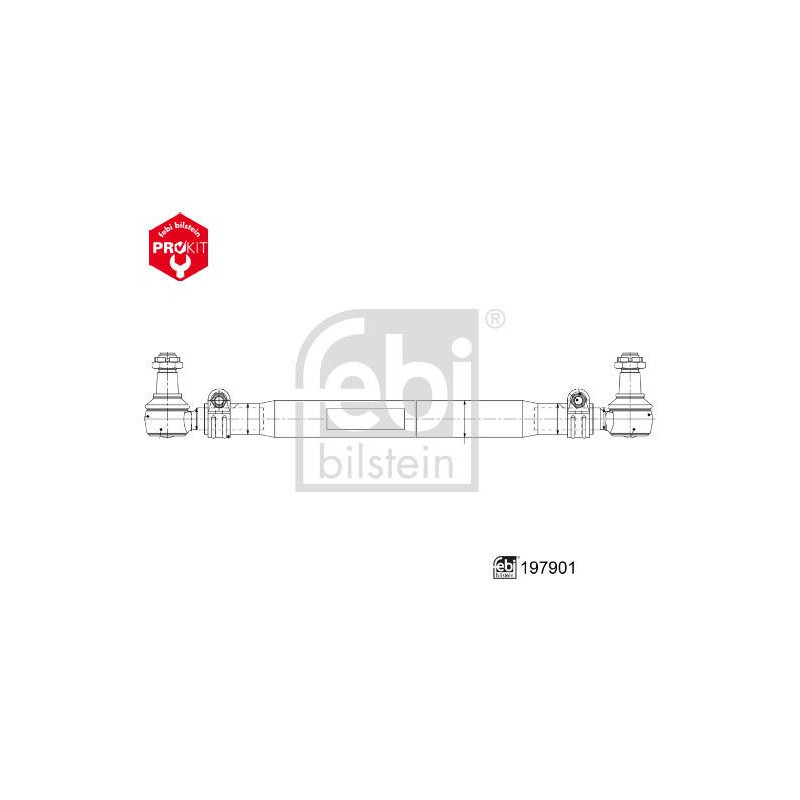 Cuscinetto ruota asse posteriore - FEBI