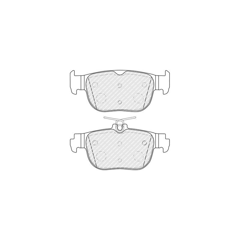 Pastiglie freno asse posteriore - FERODO