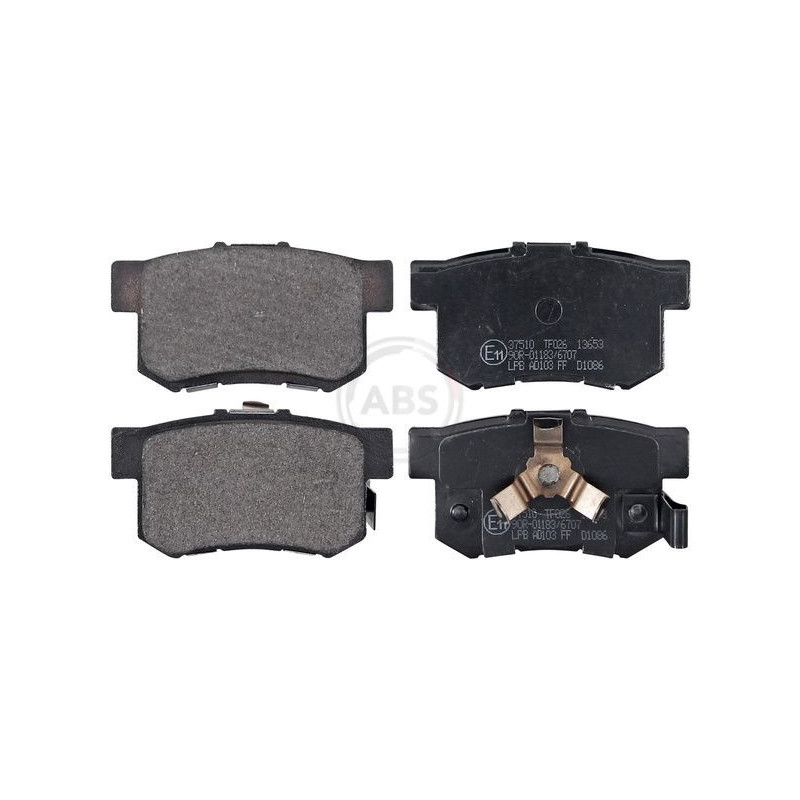 Pastiglie freno asse posteriore - ABS BRAKE