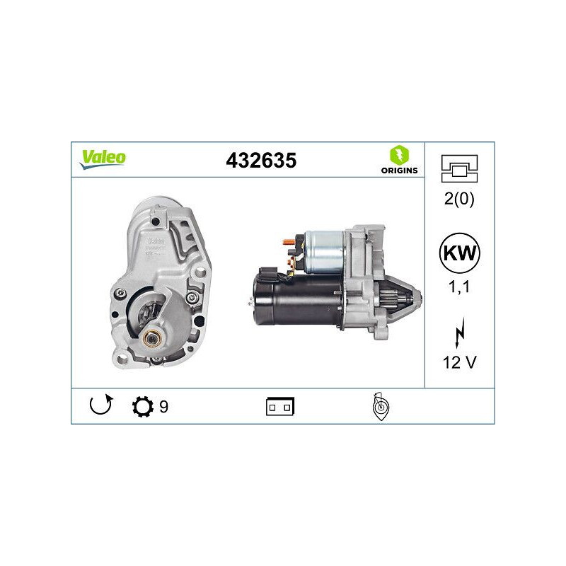 Motorino avviamento - VALEO