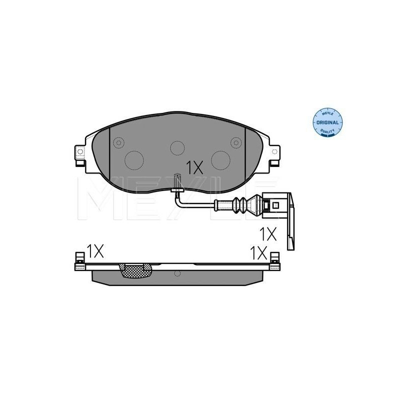 Pastiglie freno asse anteriore - MEYLE