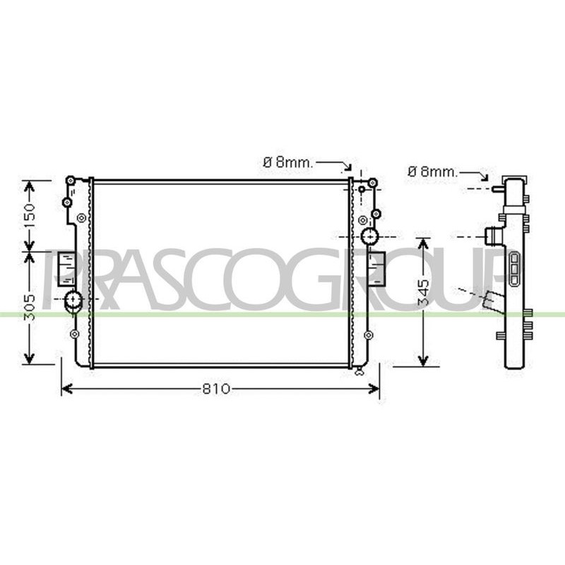 Radiatore acqua - PRASCO