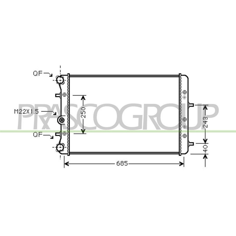 Radiatore acqua - PRASCO