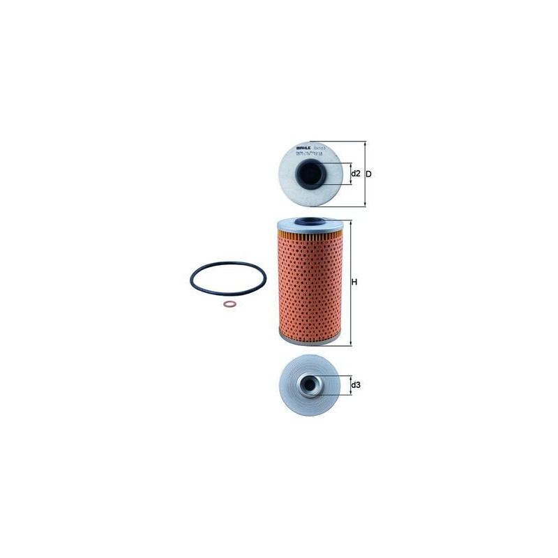 Filtro olio - MAHLE