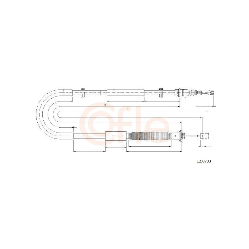 Supporto ammortizzatore asse anteriore - COFLE