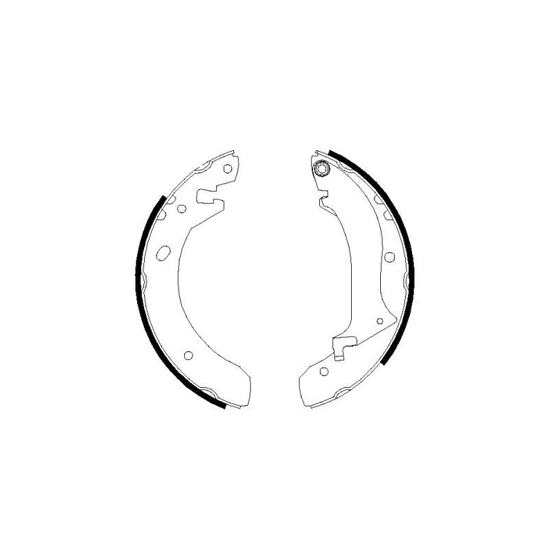 Ganasce freno - HELLA BRAKE