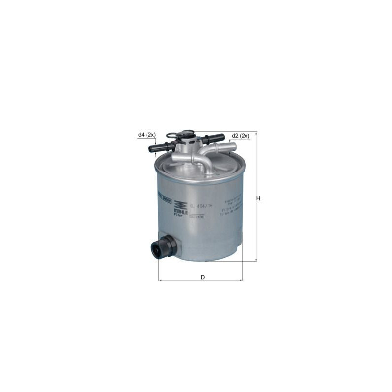 Filtro carburante - MAHLE