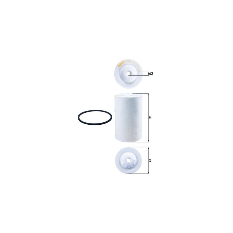 Filtro carburante - MAHLE