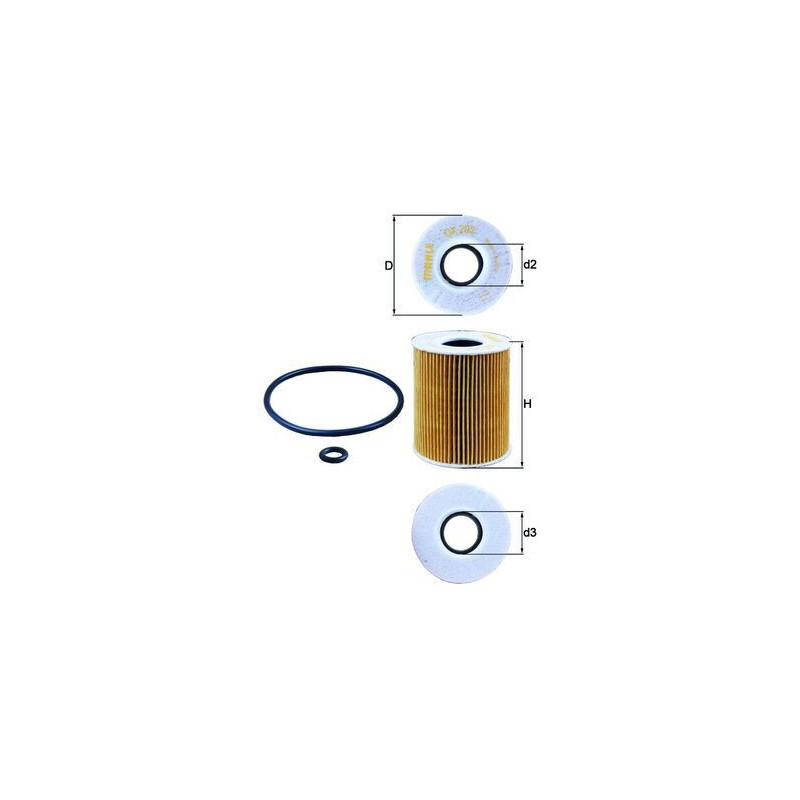 Filtro olio - MAHLE