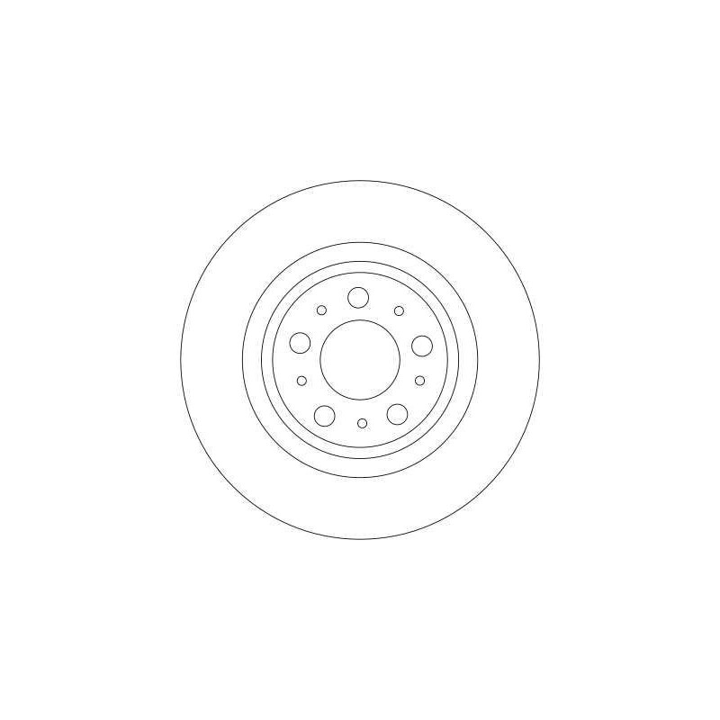 Disco freno asse posteriore - TRW