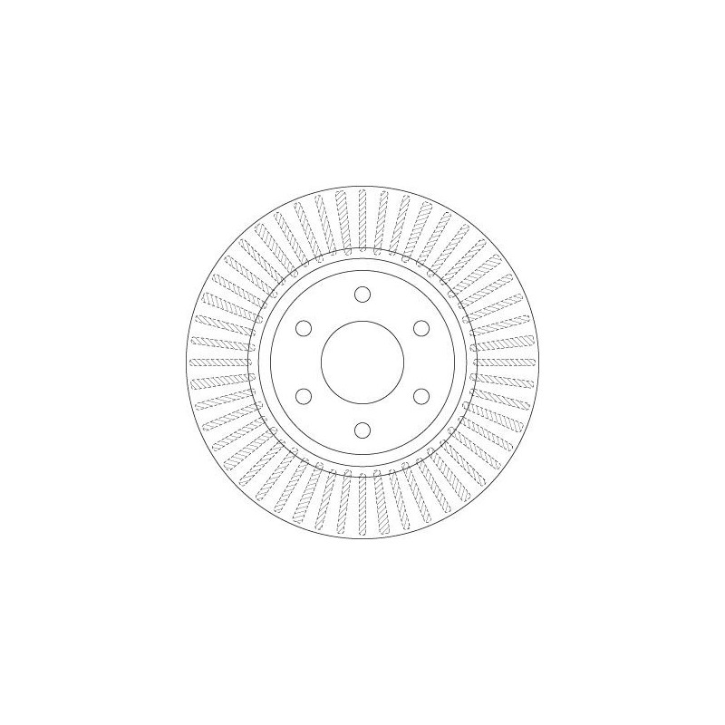 Disco freno asse anteriore - TRW