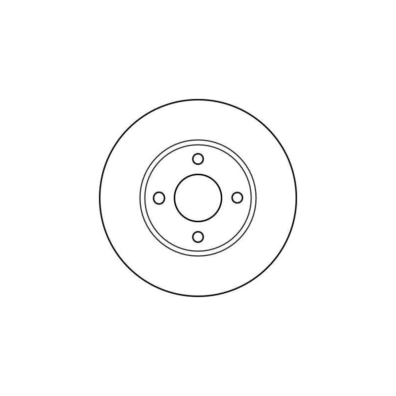 Disco freno asse anteriore - TRW