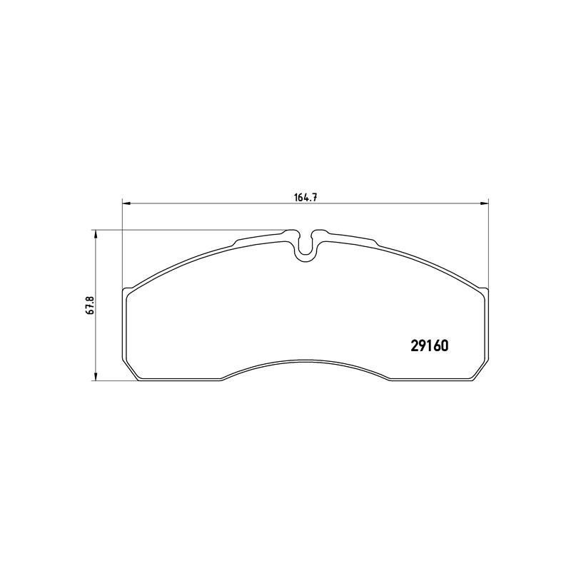 Pastiglie freno asse anteriore - BREMBO
