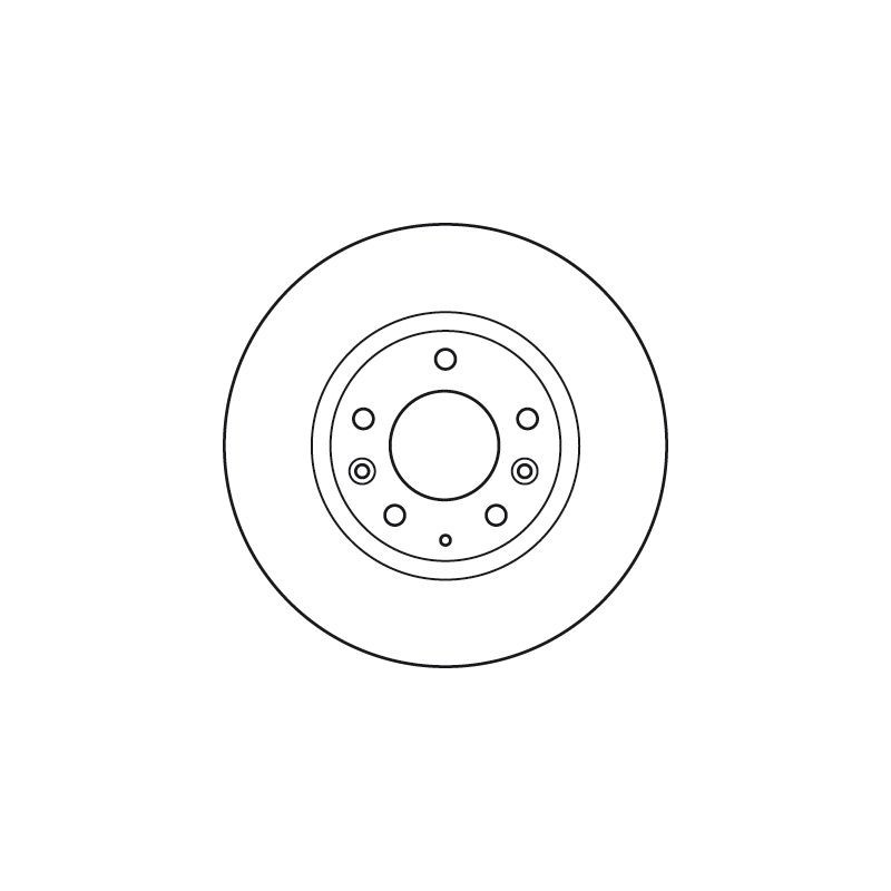 Disco freno asse anteriore - TRW