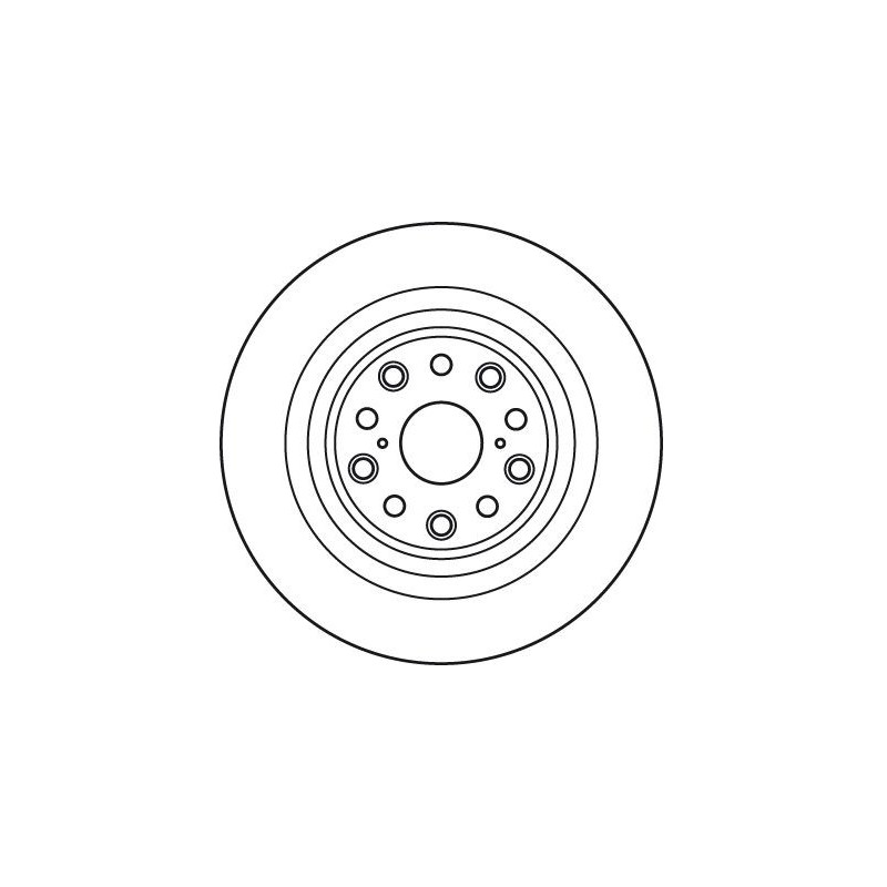 Disco freno asse posteriore - TRW