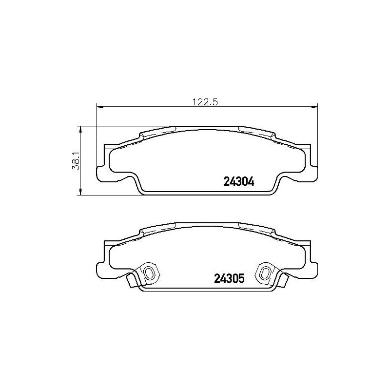 Pastiglie freno asse anteriore - BREMBO