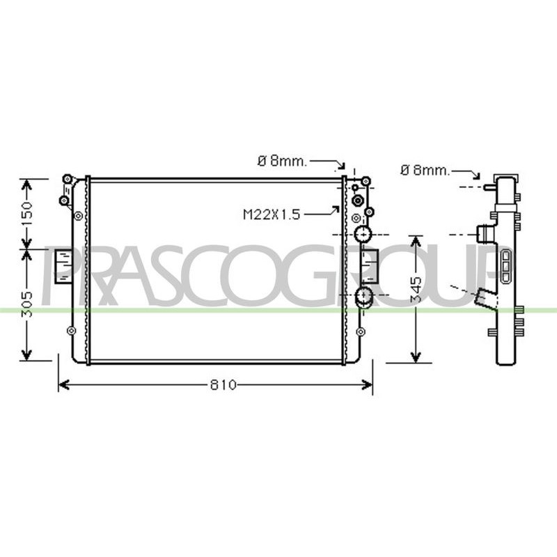 Radiatore acqua - PRASCO