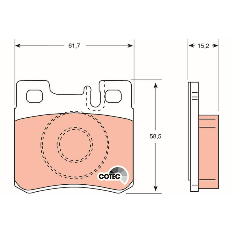 Pastiglie freno asse posteriore - TRW