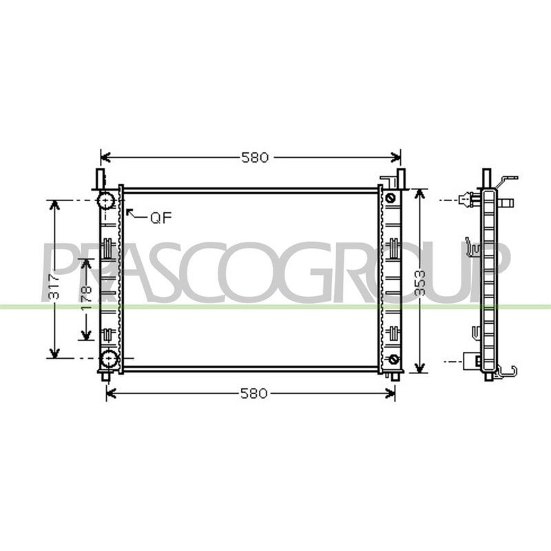 Radiatore acqua - PRASCO