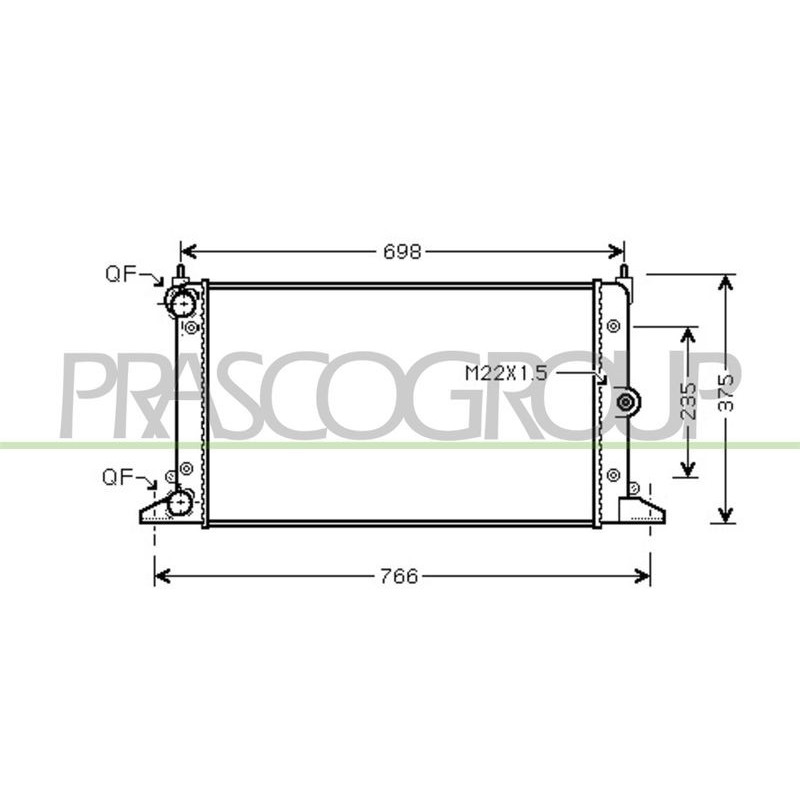 Radiatore acqua - PRASCO