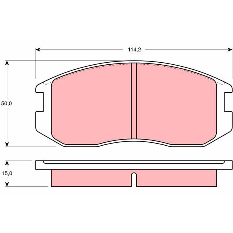 Pastiglie freno asse anteriore - TRW