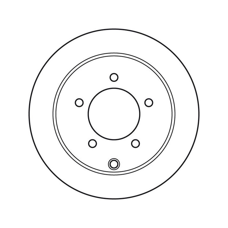 Disco freno asse posteriore - TRW