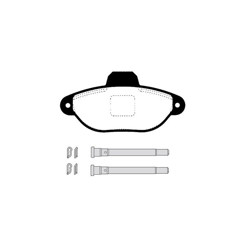 Pastiglie freno asse anteriore - RAICAM