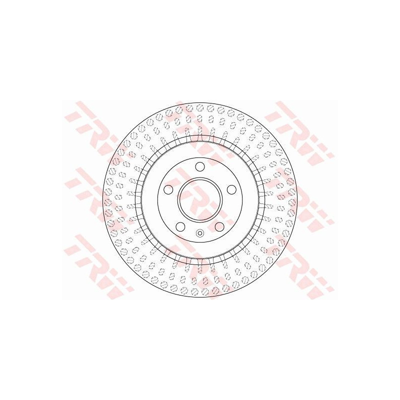 Disco freno asse posteriore - TRW