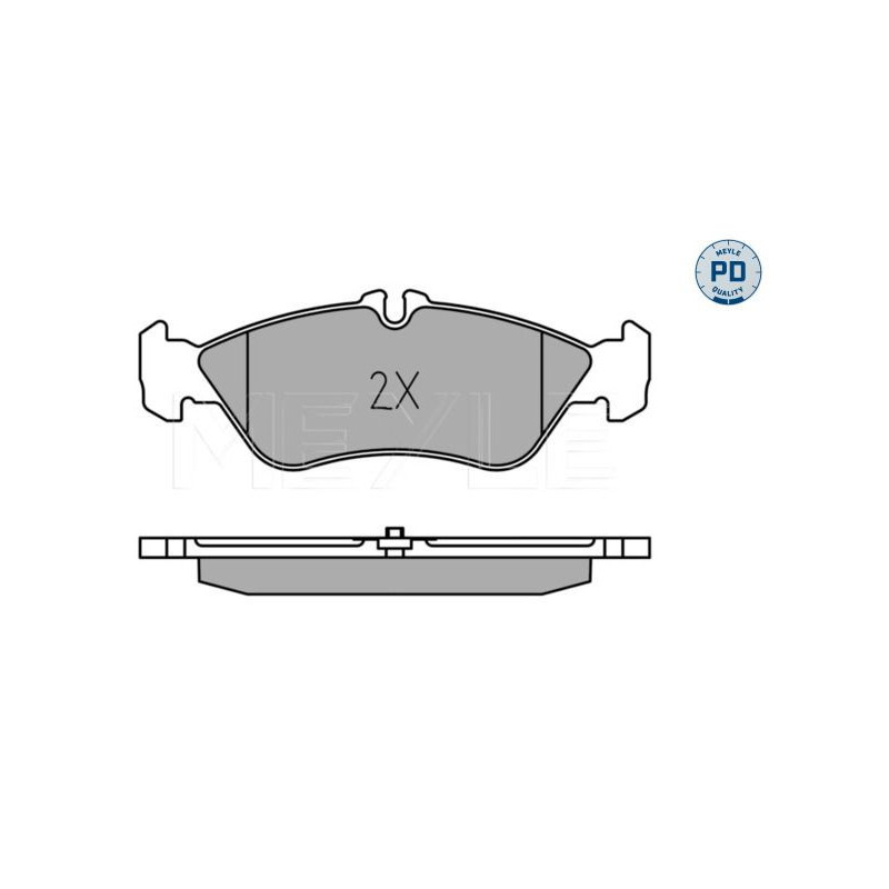 Pastiglie freno asse posteriore - MEYLE