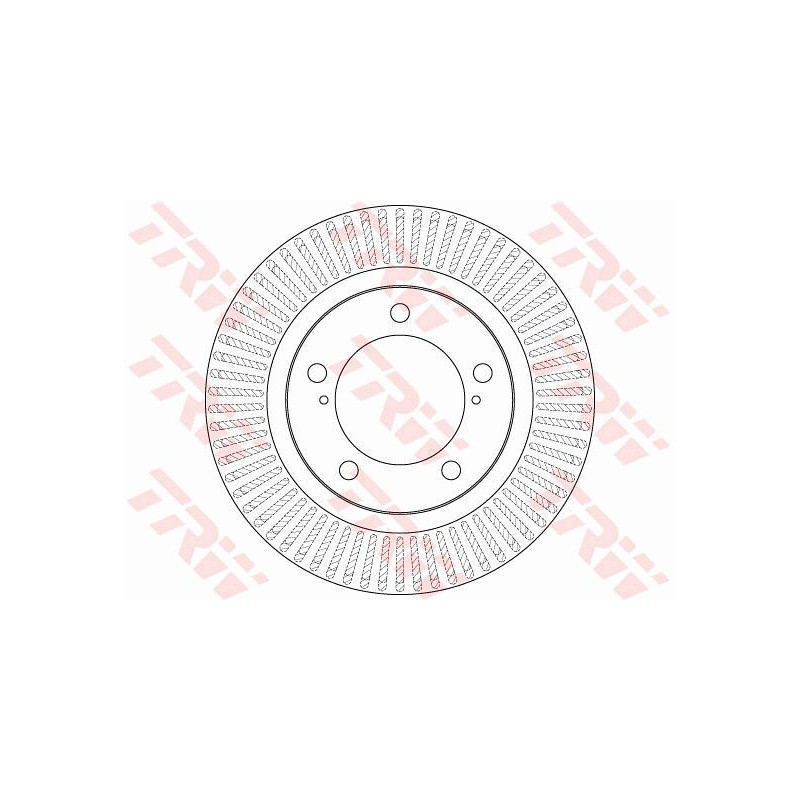 Disco freno asse anteriore - TRW