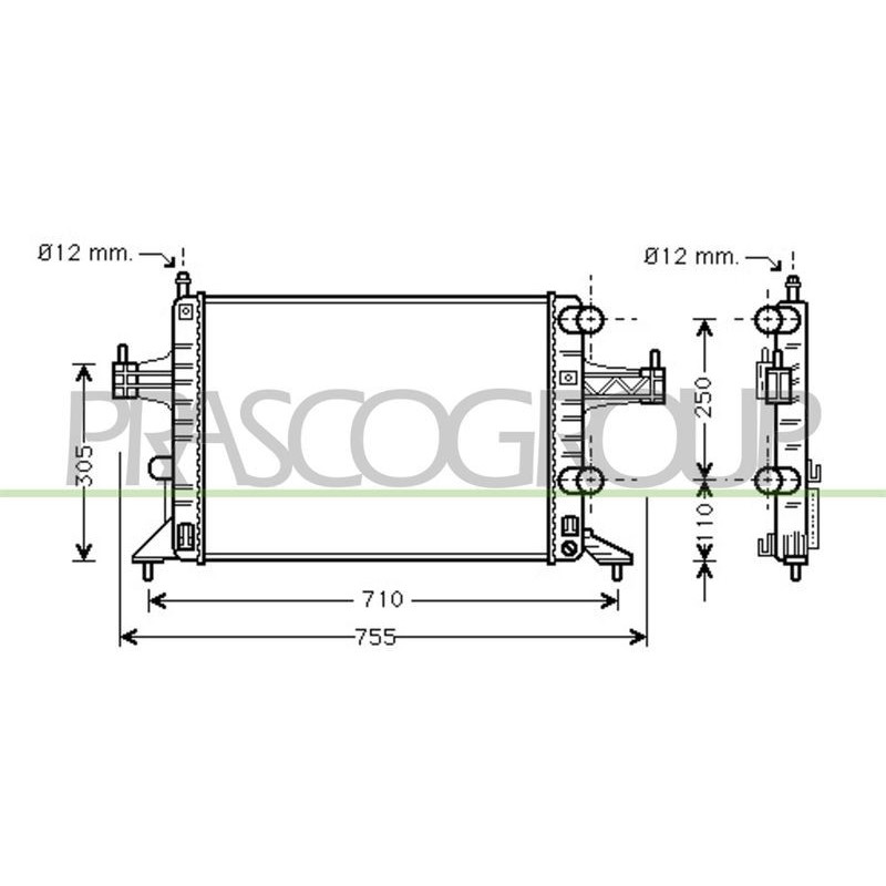 Radiatore acqua - PRASCO