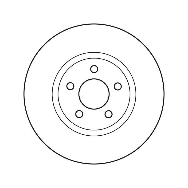 Disco freno asse anteriore - TRW
