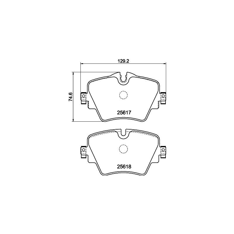 Pastiglie freno asse anteriore - HELLA