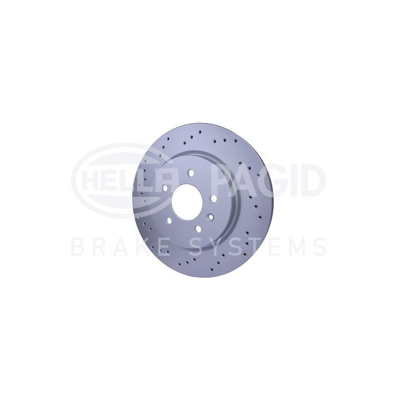 Disco freno asse posteriore - HELLA