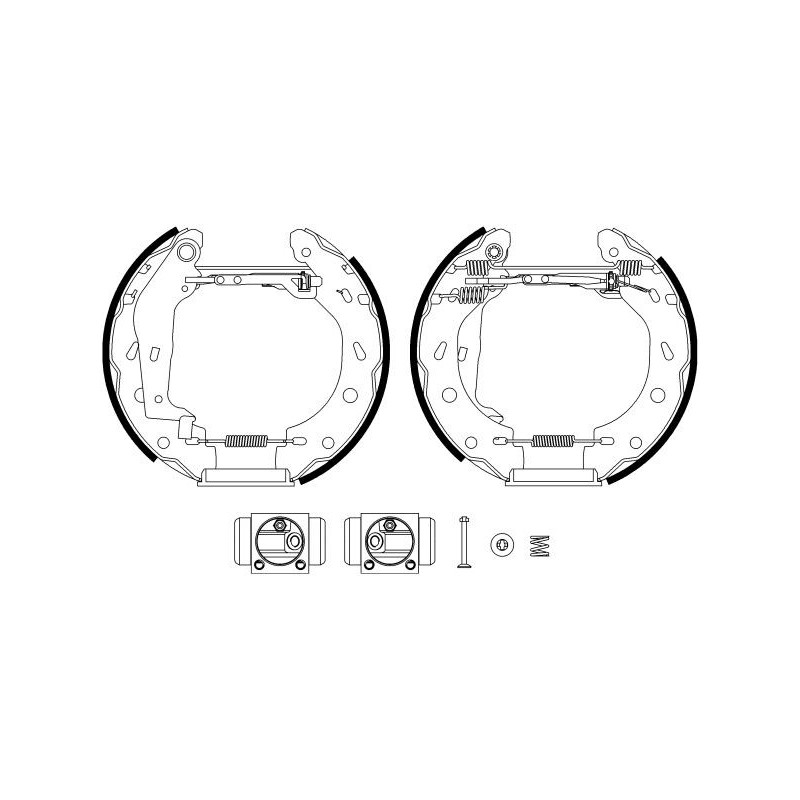 Ganasce freno - HELLA