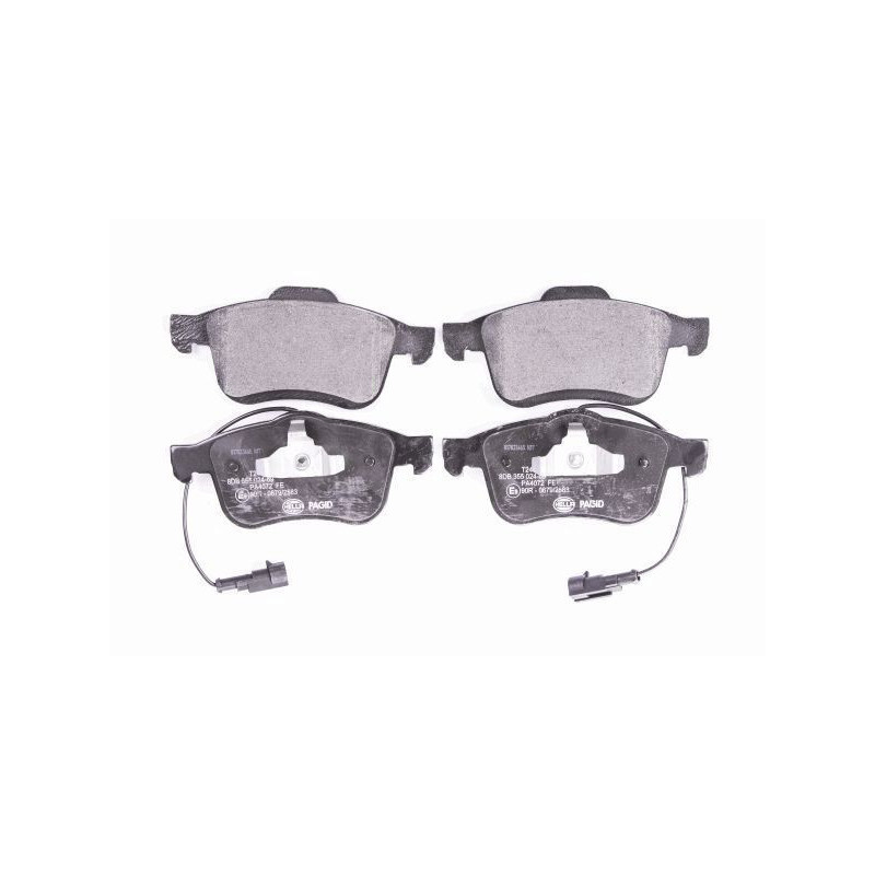 Pastiglie freno asse anteriore - HELLA